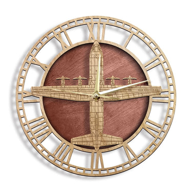 C-130J SUPER HERCULES WOODEN WALL CLOCK THE AVIATOR